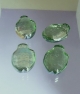 Glasstein Fische, hellgrün irisierend, 100 g