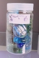Glasstein Fische, buntmix 500 g Dose