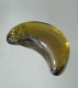 Glasstein Mond, bernstein irisierend, 1 Stück