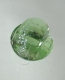 Glasstein Schnecke, grün irisierend, 1 Stück