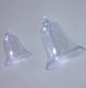 Kunststoffglocke, transparent, 75 mm, 1 Stück