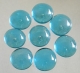 Glasnuggets mini, hellblau irisierend, 13-15 mm, 100 g