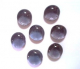 Glasnuggets flieder-lila, hell-dunkel-Mix, 17-20 mm, 100 g