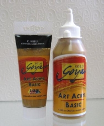 Acrylfarbe Solo Goya, goldocker