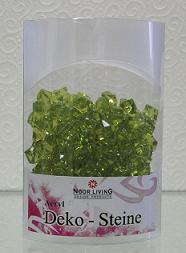 Deko Acrylsteine mini, maigrün, 80g Geschenkbox