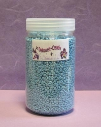 Dekogranulat 2-4 mm türkisblau, 500 g Dose