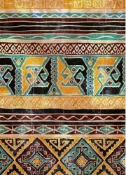 Design Vlies, Inka, türkis, 250 mm