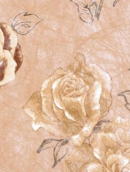 Design Vlies, Rosen groß, hellbraun, 250 mm, 1 m
