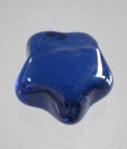 Glasstein Sterne, blau irisierend, 200 g