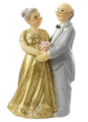 Figur Goldhochzeitspaar II, 7 cm, 1 Stück