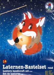 Laternen Bastelset rund Fuchs 21,8 cm 1 Stück