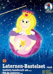 Laternen Bastelset rund Prinzessin 21,8 cm 1 Stück