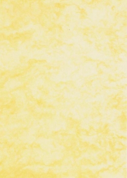 m² 50 Blatt gelb Marmorpapier A4 170g 