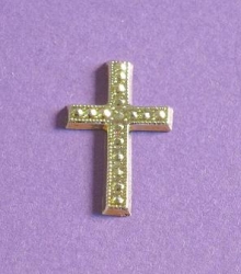 Metallic Kreuz gold 1 Stück
