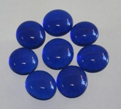 Glasnuggets mini, blau, 11-14 mm