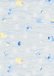 Deko Stoff Organza, Baby, hellblau, 290 mm, 1 m