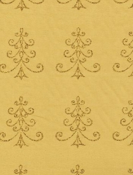 Deko Stoff Organza, Bäumchen, gold, 290 mm, 1 m