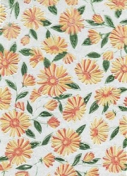 Deko Stoff Organza, Cannes, orange, 290 mm, 1 m