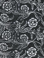 Deko Stoff Organza, Nancy, schwarz weiß, 290 mm, 1 m
