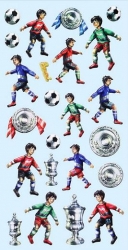 Softy Sticker, bunt, Fußball II