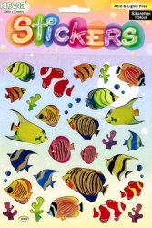 Sticker bunt transparent, Fische