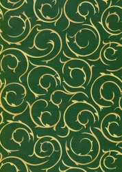 Transparentpapier Barock, grün, 115 g, DIN A 4, 1 Blatt
