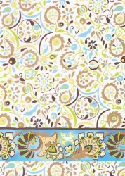 Transparentpapier Florentine, hellblau, 115 g, DIN A 4, 1 Blatt