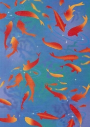Transparentpapier Fauna, Koi, 115 g, DIN A 4, 1 Blatt