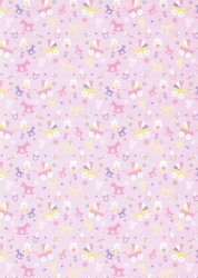 Transparentpapier Baby, rosa, 115 g, 50 x 61 cm, 1 Rolle