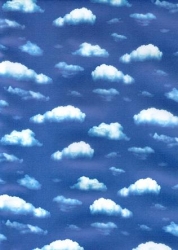 Transparentpapier Elemente, Wolken, 115 g, 50 x 61 cm, 1 Rolle