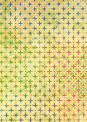 Transparentpapier Paradiso Sterne, gelb, 115 g, 50 x 61 cm, 1 Rolle