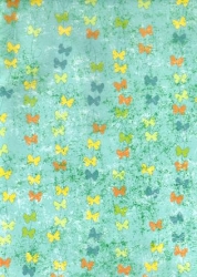 Transparentpapier Paradiso Schleifen, türkis, 115 g, 50 x 61 cm, 1 Rolle