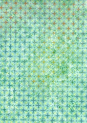 Transparentpapier Paradiso Sterne, türkis, 115 g, 50 x 61 cm, 1 Rolle