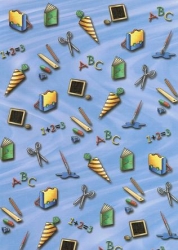 Transparentpapier Kinderparadies, Schule, 115 g, 50 x 61 cm, 1 Rolle